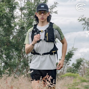 ADISI 男超透氣智能抑菌短袖野跑衣 AL2411085 巴黎灰 (S-3XL)｜城市綠洲