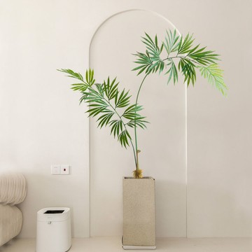 人造花 仿真植物 仿真樹 仿真綠植 仿真擺飾 ins風仿真綠植德寶蘇鐵網紅假植物盆栽室內客廳落地裝飾擺件137S 快速出貨