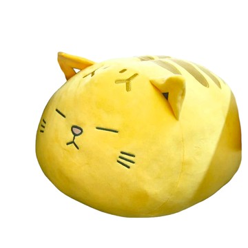黃阿瑪的後宮生活 麻糬抱枕 聚酯纖維材質  大 33 x 25 x 20 cm  嚕嚕 黃色