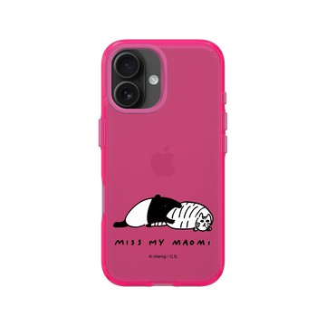 iPhone 16 Clear 粉漾桃 - 馬來貘 Laimo - 只想吸貓