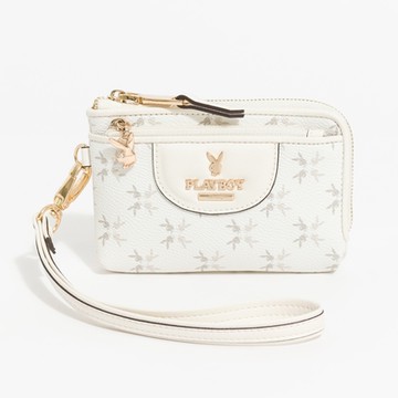 PLAYBOY - 零錢包  White Bunny系列 - 米白色