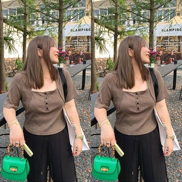 大碼女裝 胖mm 辣妹上衣 法式短袖 上衣短袖 正肩t恤 寬鬆上衣女 女裝上衣 上衣女 短袖 顯瘦上衣 短袖上衣