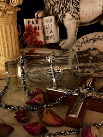 【巴洛克系列】小十字  925純銀 墜飾 (不含鍊)