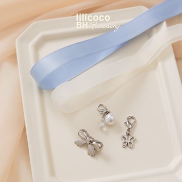 BYHUE lilicoco 鞋扣鞋帶(5件組)－芝士奶油藍