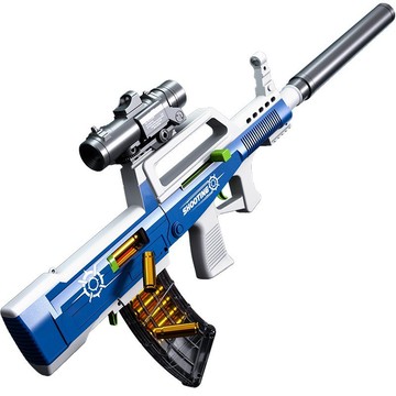 【聖誕節禮物🎄🎁】 QBZ-95 軟蛋發射器 電動 連發 拋殼 海綿 軟彈槍 手自一體 NERF玩具槍 男孩玩具 兒童