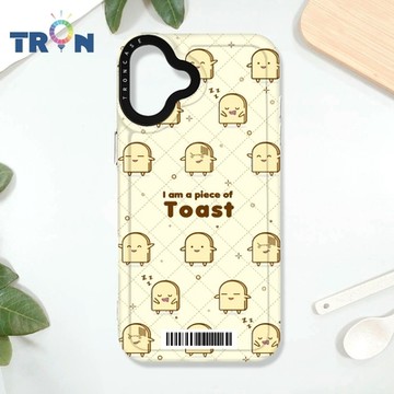 TRON iPhone 16 PLUS 麵包君口味大集合系列 防摔太空載具殼 透白 軟硬 手機殼