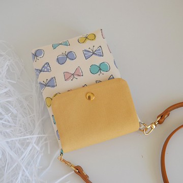 女士斜跨 / 手機包 / 側背包 / 帆布包 / 蝴蝶結