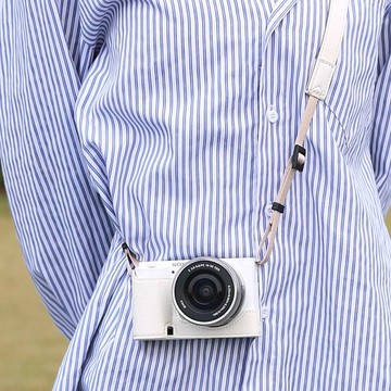 索尼ZVE10一代相機保護套ZVE10二代微單相機包ZVE10L半包底座皮套 d7251