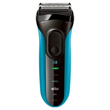 BRAUn 百靈 新升級 三鋒系列 電動刮鬍刀/電鬍刀  3010s  三鋒系列 黑色 + 藍色