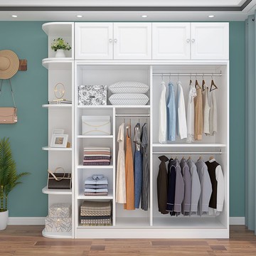 衣櫥/衣櫃/收納/衣櫥套/衣櫥衣櫃/大衣櫥 推拉門大衣櫥衣柜家用簡易小戶型臥室家用衣櫥北歐輕奢組合款衣柜