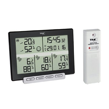 《TFA》無線最高最低溫濕度計 MULTI-SENSE "MULTI-SENSE" Wireless Hi/Lo Thermo-hygrometer