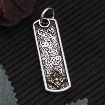 【巴黎精品】現貨+預購 S925手工純銀吊墜子足銀項鍊泰銀項鏈首飾復古情人節禮物-復古好運男女飾品a1kj30