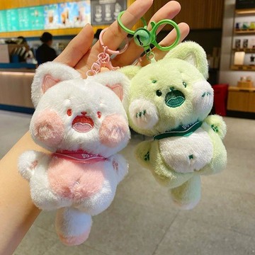 🌞包包優選寶藏品🌟🌟可愛嘟嘟貓小掛件玩偶包掛飾可愛小貓毛絨玩具情侶鑰匙扣禮物ins🌞