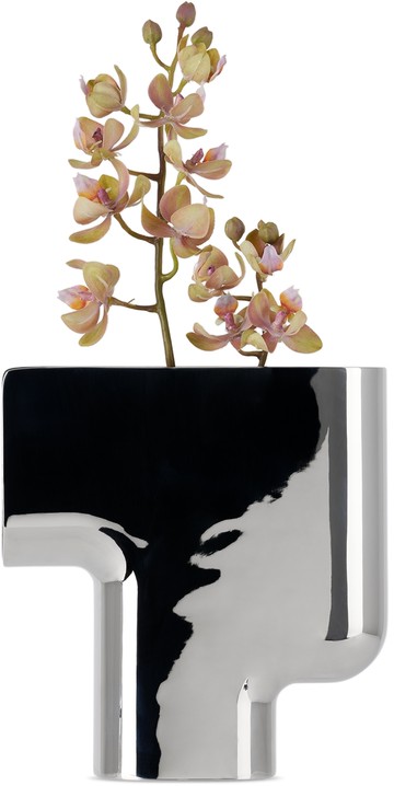 Georg Jensen 银色中号 Nendo 花瓶