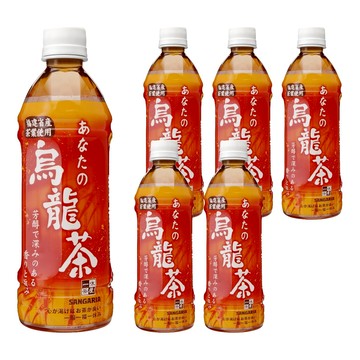 SANGARIA 烏龍茶飲料  500ml  6個