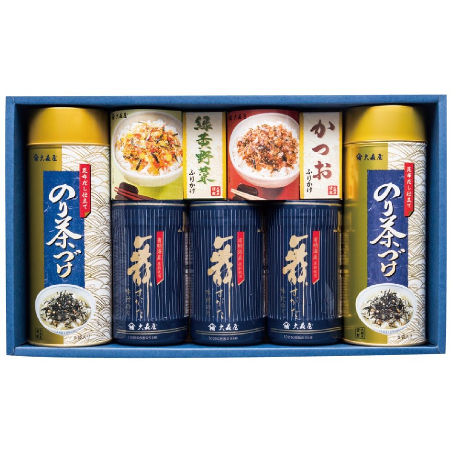 大森屋　卓上のり・お茶漬・ふりかけ詰合せ NTF-40N　（１５％OFF）