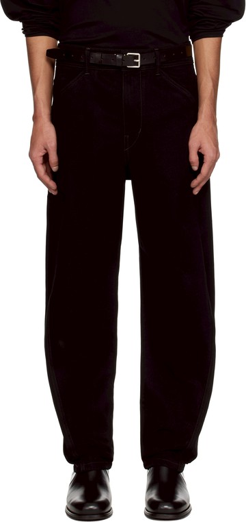 LEMAIRE 黑色 Twisted Workwear 牛仔裤