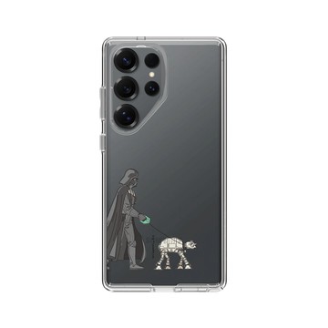 Galaxy S25 Ultra Clear 透明 - 迪士尼-星際大戰 Star Wars - 黑武士-散步-幽默系列