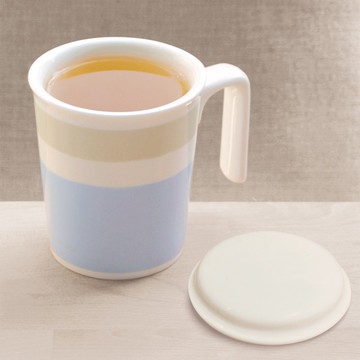 沁微風親親馬克杯+白瓷杯蓋 -P+L杯組(台灣製可微波烤箱)
