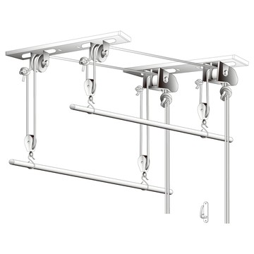 二桿式不鏽鋼升降曬衣架