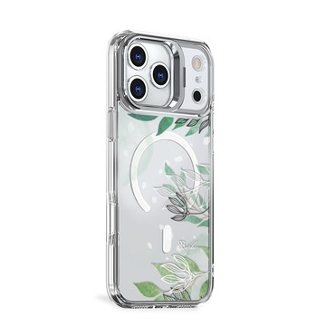 APBS iPhone 18/17/16/15/14/13/12系列 防震雙料隱形立架磁吸手機殼-風吹半夏