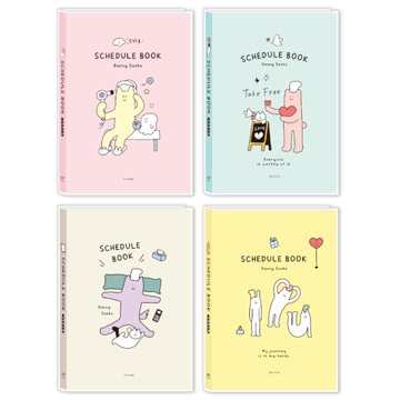 丹尼找襪 自填週計劃 32K-香味/愛心/超棒/LOVE