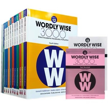 當日出貨最低價💰最新第四版Wordly Wise 3000 全套k-12級 英文學習