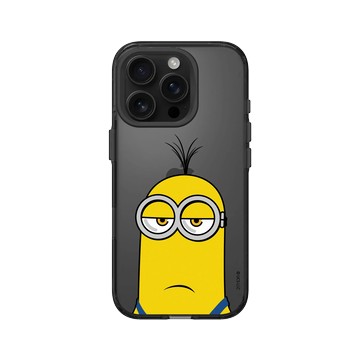 iPhone 16 Pro Clear (相機按鈕) 酷墨灰 - Minions - Minions - Skeptical