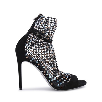 Rene Caovilla - Black Suede Sandals