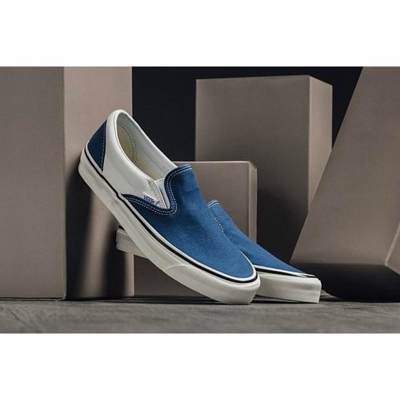 VANS Anaheim Factory Slip on 98 DX BLUE スリッポン バンズ