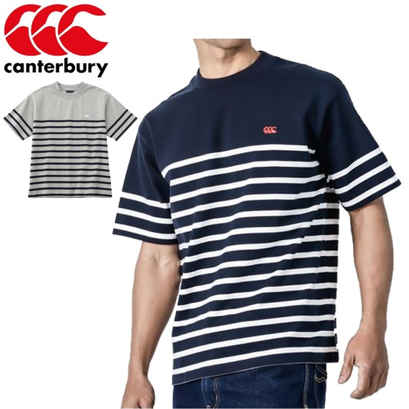 半袖Tシャツ メンズ レディース canterbury カンタベリー パネルストライプ クルーネックジャージ/スポーツ カジュアル ウェア ラグビー  ボーダー /RA30065- 通販 LINEポイント最大0.5%GET | LINEショッピング