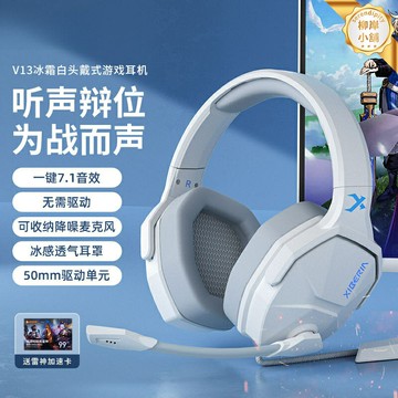 【7.1聲道吃雞】頭戴式耳機 電競耳機 遊戲耳機 有線耳機 電腦耳機 手機耳機 虛擬環繞聲 可插拔麥克風 降噪耳麥 專業電競網咖