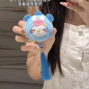 🔥熱銷🔥小丑魚扭扭棒掛件創意材料包玩偶公仔可愛成品高顏值扭扭棒材料包 diy掛件吊墜 手工飾品