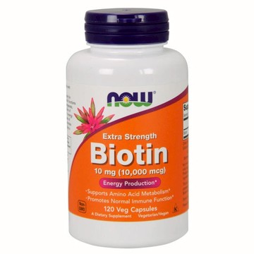 Biotin Extra Strength 120 vcaps by Now Foods