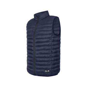 FIRESTAR 男立領鋪棉背心-防潑水 保暖 上衣 無袖背心 休閒