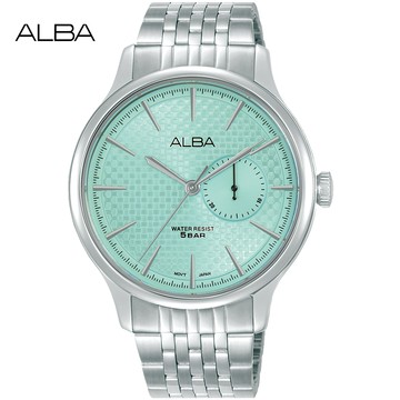 ALBA 雅柏 日系簡約時尚腕錶/藍/41mm (VH65-X001G/A5B007X1)