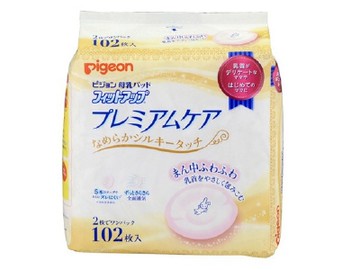 Pigeon 貝親 高級護理防溢乳墊 102片
