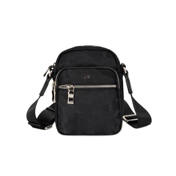 J II 斜背包 亞斯多隔層尼龍斜背包-迷彩黑-8112-12