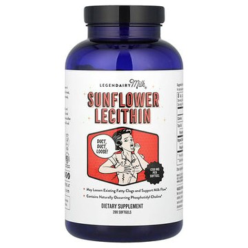 Legendairy Milk, 葵花卵磷脂，1,200 毫克，200 粒軟膠囊