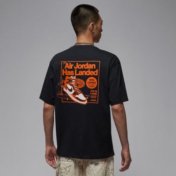 NIKE 短袖上衣 男 喬丹 中磅寬鬆版型 AS M J NC AJ1 AD SS CREW 黑 HQ8973-010(3S4463)