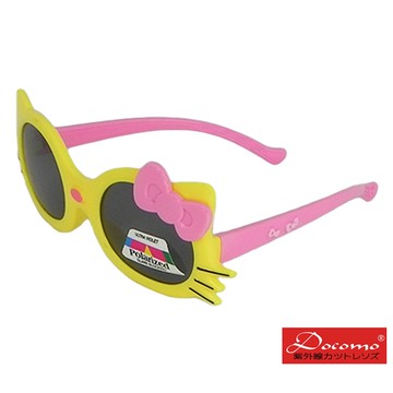 【Docomo】兒童造型太陽眼鏡 可愛卡通造型　女童最喜歡的造型 高等級偏光鏡片　超抗UV400
