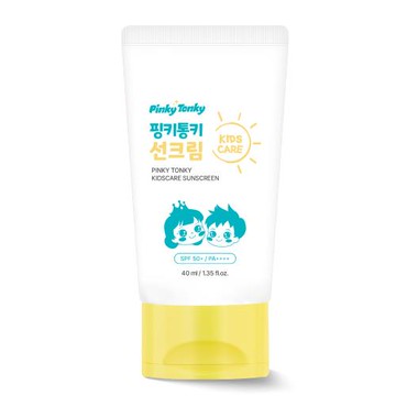 【韓國 Pinky Tonky】兒童防曬乳 40ml SPF 50++++