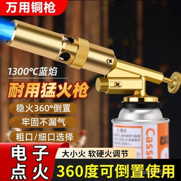 臺灣🚍8H出🉑全銅噴火烤家用燒豬毛肉卡式氣罐手持噴火器火燄噴燈焊點碳 TBV1