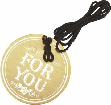 【零售量】吊卡: 圓型 JUST FOR YOU(雙層用)/50個