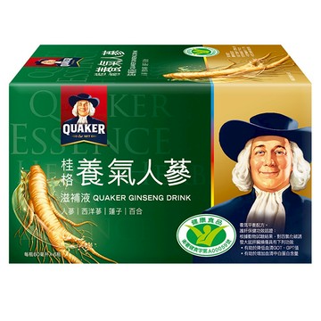 QUAKER 桂格 養氣人蔘滋補液 6瓶  360ml  1盒