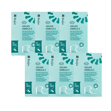 【RUIJIA露奇亞】Omega-3純素藻油膠囊6入組(60粒/盒)(DHA+EPA 孕哺推薦)