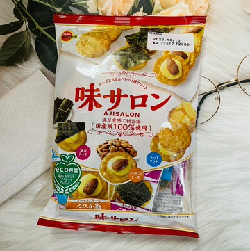 日本 bourbon 北日本 味沙龍起士米果 三種綜合口味 起士風味/杏仁起士風味/海苔起士風味 個別包裝 20個入｜全店$199免運