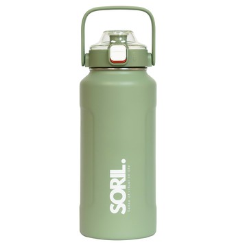 SORIL不鏽鋼凍感水壺1.2L -橄欖綠