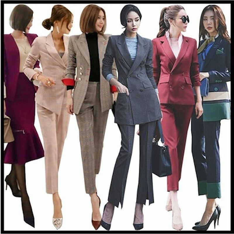 堅実な究極の 2点セット 韓国 入学式リクルートスーツ 卒業式 フォーマルスーツ - パンツスーツ上下 - Williamsav.com