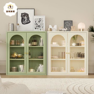 【臺灣公司 可打統編】免運 書架 鋼架書架 鋼制書柜落地家用防塵展示柜臥室兒童書架客廳餐邊柜大容量置物柜 可開發票 全館八折 工廠現貨直銷 新品特價 y1172